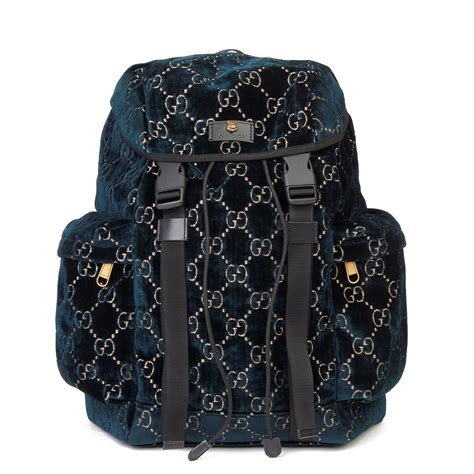 gucci gg velvet backpack|gucci velvet bag large.